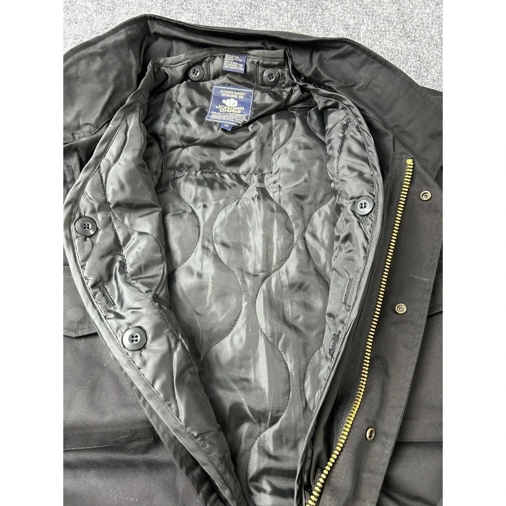 Vintage‎ Jordan Craig Black Cotton Polyester Field Jacket Hooded Size 5X NEW